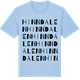 Blue Soul t-shirt med Hinndalen ordlek t-shirt
