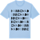 Blue Soul t-shirt med Hinnemad ordlek t-shirt