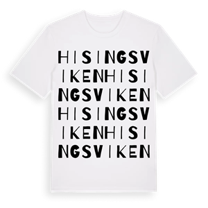 Hisingsviken ordlek t-shirt – ekologisk bomull t-shirt från Pinshirt