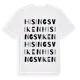 White t-shirt med Hisingsviken ordlek t-shirt
