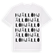 Hjällö ordlek t-shirt