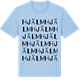 Blue Soul t-shirt med Hjälm ordlek t-shirt