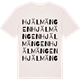 Vintage White t-shirt med Hjälmängen ordlek t-shirt