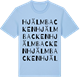 Blue Soul t-shirt med Hjälmbacken ordlek t-shirt