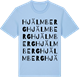 Blue Soul t-shirt med Hjälmberg ordlek t-shirt