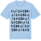 Blue Soul t-shirt med Hjälmen ordlek t-shirt