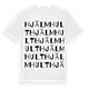 Hjälmhult ordlek t-shirt