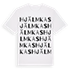 Hjälmkas ordlek t-shirt