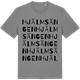 Mid Heather Gray t-shirt med Hjälmsängen ordlek t-shirt
