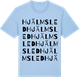 Blue Soul t-shirt med Hjälmsled ordlek t-shirt