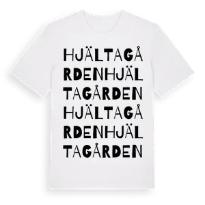 Hjältagården ordlek t-shirt – ekologisk bomull t-shirt från Pinshirt