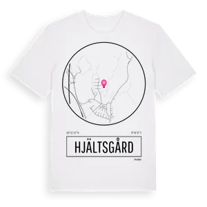 Hjältsgård t-shirt – ekologisk bomull t-shirt från Pinshirt