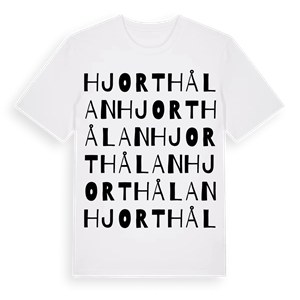 Hjorthålan ordlek t-shirt – ekologisk bomull t-shirt från Pinshirt