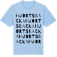 Blue Soul t-shirt med Hjortsbacka ordlek t-shirt