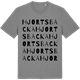 Mid Heather Gray t-shirt med Hjortsbacka ordlek t-shirt