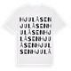 Hjulåsen ordlek t-shirt