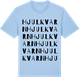 Blue Soul t-shirt med Hjulkvarn ordlek t-shirt