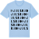 Blue Soul t-shirt med Hjulsrud ordlek t-shirt