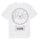 White t-shirt med Hjuvik t-shirt
