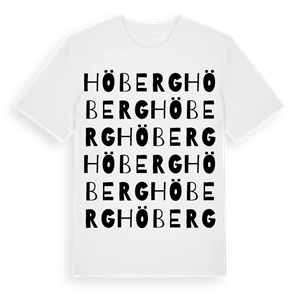 Höberg ordlek t-shirt – ekologisk bomull t-shirt från Pinshirt
