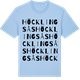 Blue Soul t-shirt med Höcklingsås ordlek t-shirt