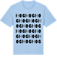 Blue Soul t-shirt med Hog ordlek t-shirt