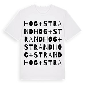 Hog + Strand ordlek t-shirt – ekologisk bomull t-shirt från Pinshirt