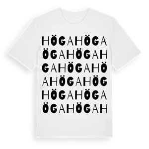 Höga ordlek t-shirt – ekologisk bomull t-shirt från Pinshirt