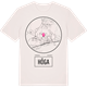 Vintage White t-shirt med Höga t-shirt