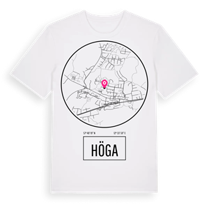 Höga t-shirt – ekologisk bomull t-shirt från Pinshirt