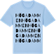 Blue Soul t-shirt med Högadammen ordlek t-shirt