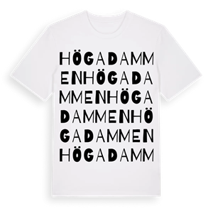 Högadammen ordlek t-shirt – ekologisk bomull t-shirt från Pinshirt