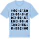 Blue Soul t-shirt med Högagärde ordlek t-shirt