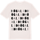Vintage White t-shirt med Högalid ordlek t-shirt