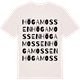 Vintage White t-shirt med Högamossen ordlek t-shirt