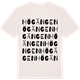 Vintage White t-shirt med Högängen ordlek t-shirt