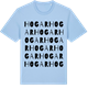 Blue Soul t-shirt med Hogar ordlek t-shirt