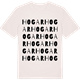 Vintage White t-shirt med Hogar ordlek t-shirt