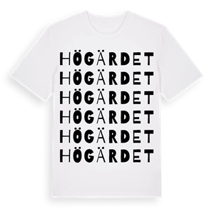 Högärdet ordlek t-shirt – ekologisk bomull t-shirt från Pinshirt