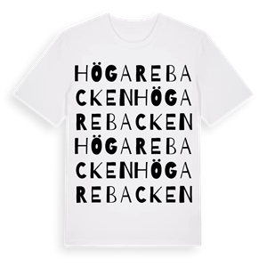 Högarebacken ordlek t-shirt – ekologisk bomull t-shirt från Pinshirt