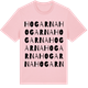 Pink Cotton t-shirt med Hogarna ordlek t-shirt