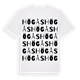 White t-shirt med Högås ordlek t-shirt