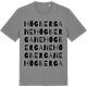Mid Heather Gray t-shirt med Högbergane ordlek t-shirt