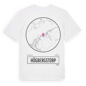 Högbergstorp t-shirt – ekologisk bomull t-shirt från Pinshirt