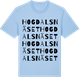 Blue Soul t-shirt med Hogdalsnäset ordlek t-shirt