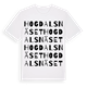 Hogdalsnäset ordlek t-shirt