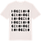 Vintage White t-shirt med Högebo ordlek t-shirt