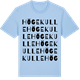 Blue Soul t-shirt med Högekulle ordlek t-shirt