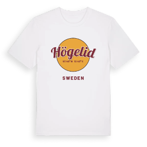 Högelid cirkel t-shirt – ekologisk bomull t-shirt från Pinshirt