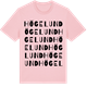 Pink Cotton t-shirt med Högelund ordlek t-shirt